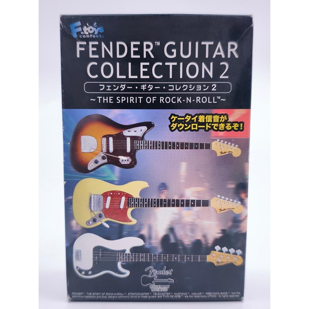 F-toys 1/8 Scale Fender Guitar Collection 2 "The Spirit of Rock-n-Roll" trading figure box [JFT16]