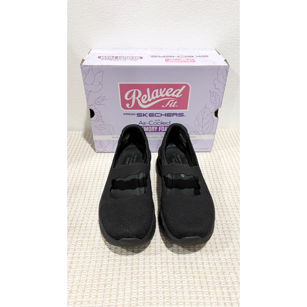 ส่งต่อ Skechers สเก็ตเชอร์ส รองเท้าผู้หญิง Women Modern Comfort Modern D'Lux Shoes - 158854-BBK Air-