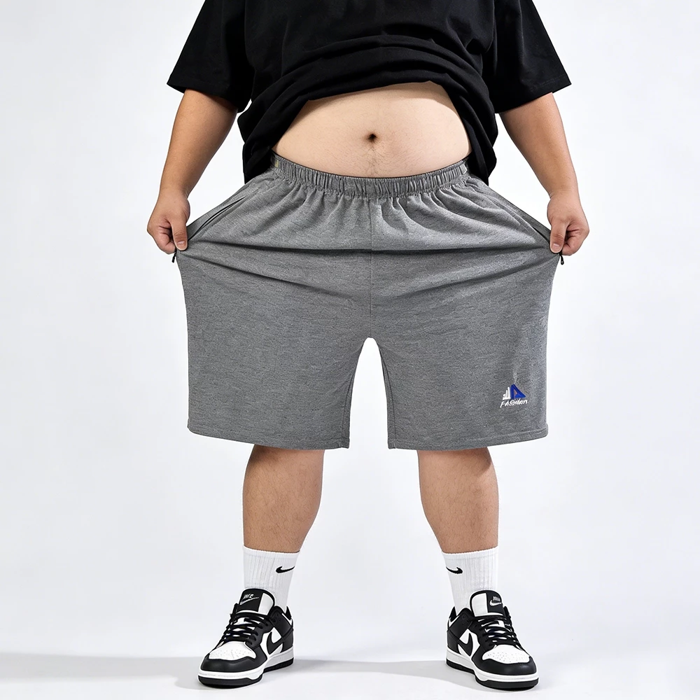 กางเกงขาสนผชาย ไซสใหญ OverSize เอวยดไดถง 50 นว ผาฝายนมใส สบาย กางเกงลำลองผชาย สไตลเกาหล พรอมสง