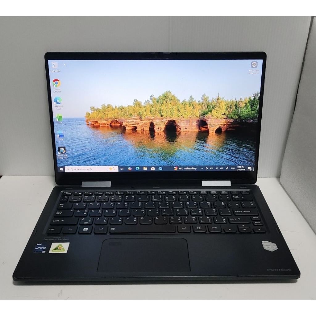 Dynabook Core I7 GEN 12 RAM 16 GB M.2 512GB จอ 13.3" FHD จอทัชสกรีน พับได้ 360'