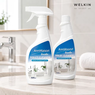 Welkinselect QJJ-01 500ml น้ำยาล้างห้องน้ำ น้ำยาทำความสะอาดห้องน้ำ น้ำยาล้างโถสุขภัณฑ์ สเปรย์ทำความสะอาดห้องน้ำ