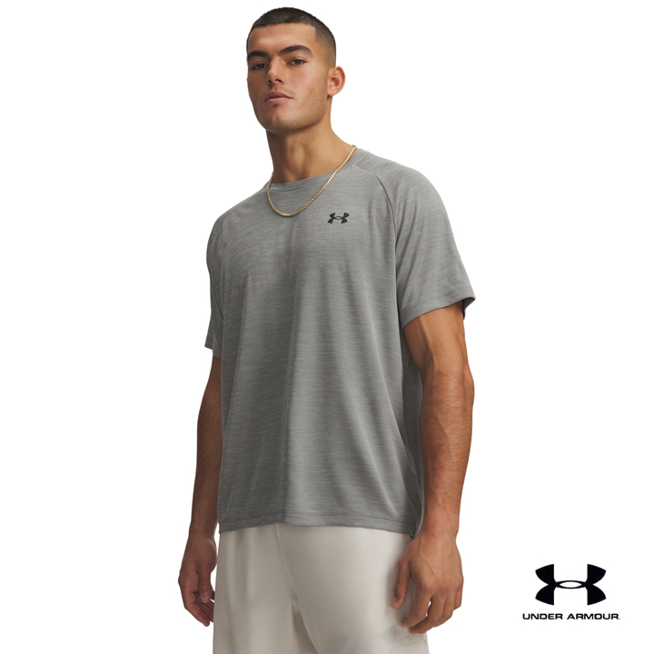 Under Armour เสื้อแขนสั้นสำหรับผู้ชาย UA Tech™ Textured