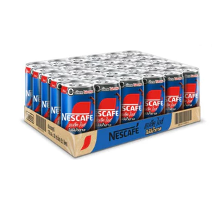 NESCAFE Black Ice Unsweet 170ml เนสกาแฟ แบล็คไอซ์(ไม่หวาน) 30กระป๋อง