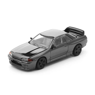 PRDC002 - POPRACE 1/64 R32 GT-R DARK CHROME DIECAST SCALE MODEL CAR