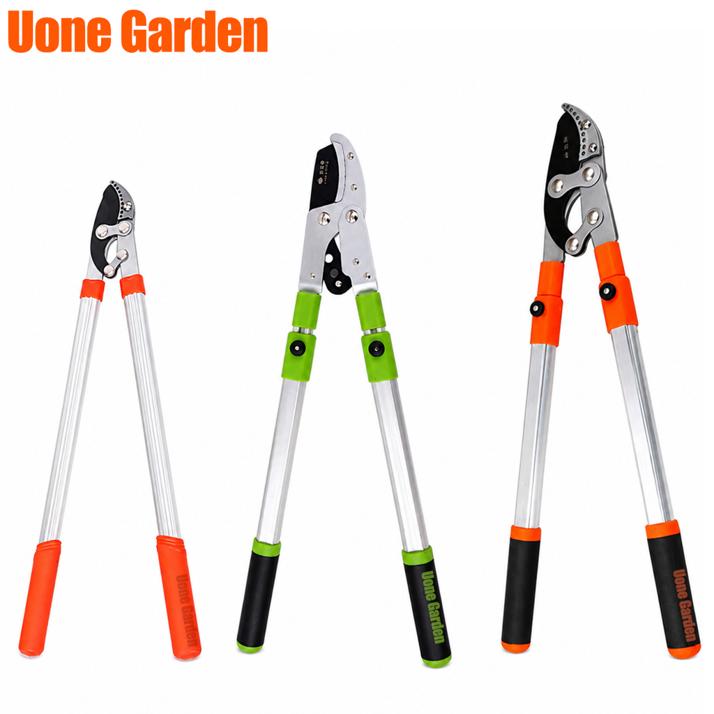 UoneGarden กรรไกรตัดกิ่ง ตัดกิ่งไม้ ด้ามยาว ปรับความยาว68-103cm ใบมีดคม อุปกรณ์ทำสวน อุปกรณ์ช่างT003