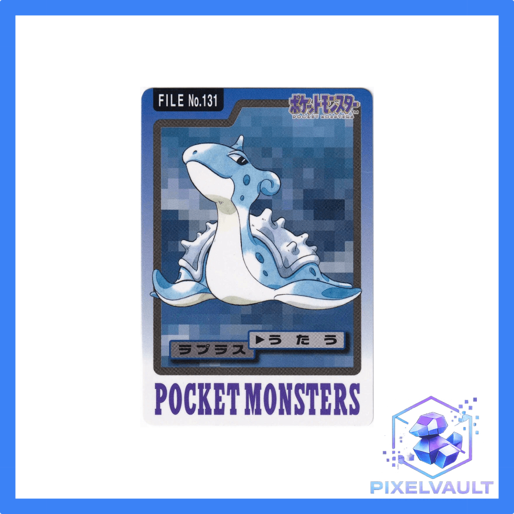 🏆 Vintage Pokemon Carddass Lapras No.131 Japanese Pocket Monsters 1996