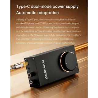 [ประกันศูนย์ไทย] FiiO JadeAudio GIGAS 1 แอมป์หูฟัง คลาส AB มินิมอล กะทัดรัด กำลังขับสูง รองรับ Hi-Res