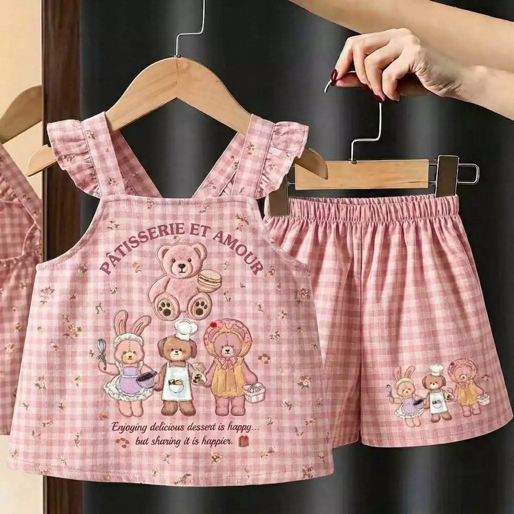 พร้อมส่ง bb15-bb18 9436 ชุดเด็กแก๊งแบร์แบร์