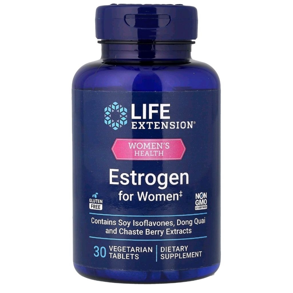 Life Extension, Women's Health, Estrogen for Women, 30 Vegetarian Tablets
