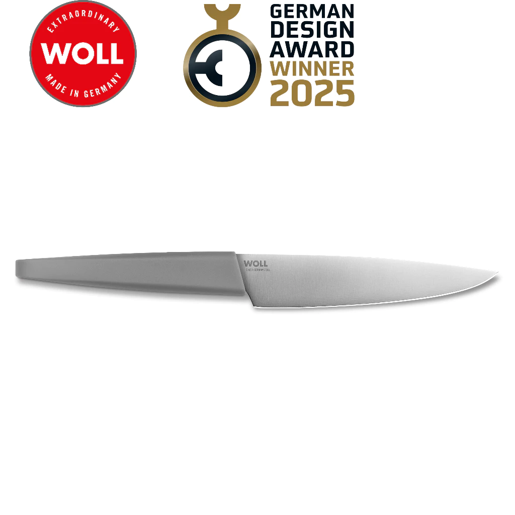 Woll ผลิตในเยอรมัน มีดทำครัว Cooking Knife คมกริบพิเศษ ผลิตจากสแตนเลสเยอรมันคุณภาพสูง ความยาวใบมีด 12 ซม.