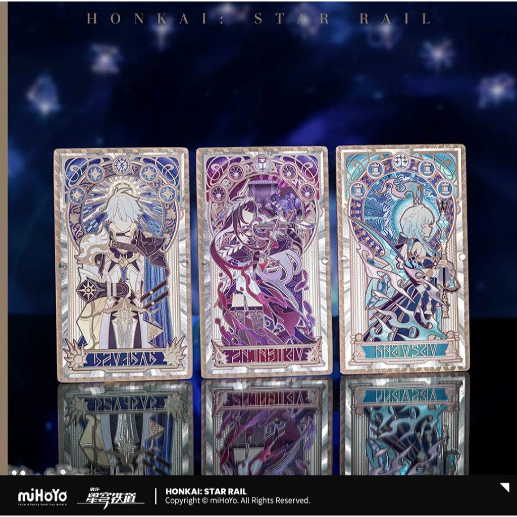 (พร้อมส่ง)Honkai star rail 'As I've written' Amphoreus card pick การ์ดสุ่มวีรชน แยกลาย Mydei Evernight Anaxa