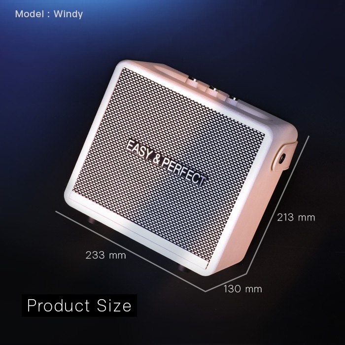 EasyandPerfect EP-WINDY 18W PREMIUM ลำโพงบลูทูธพร้อมไมค์ 2 ชิ้น รับประกัน 1 ปี