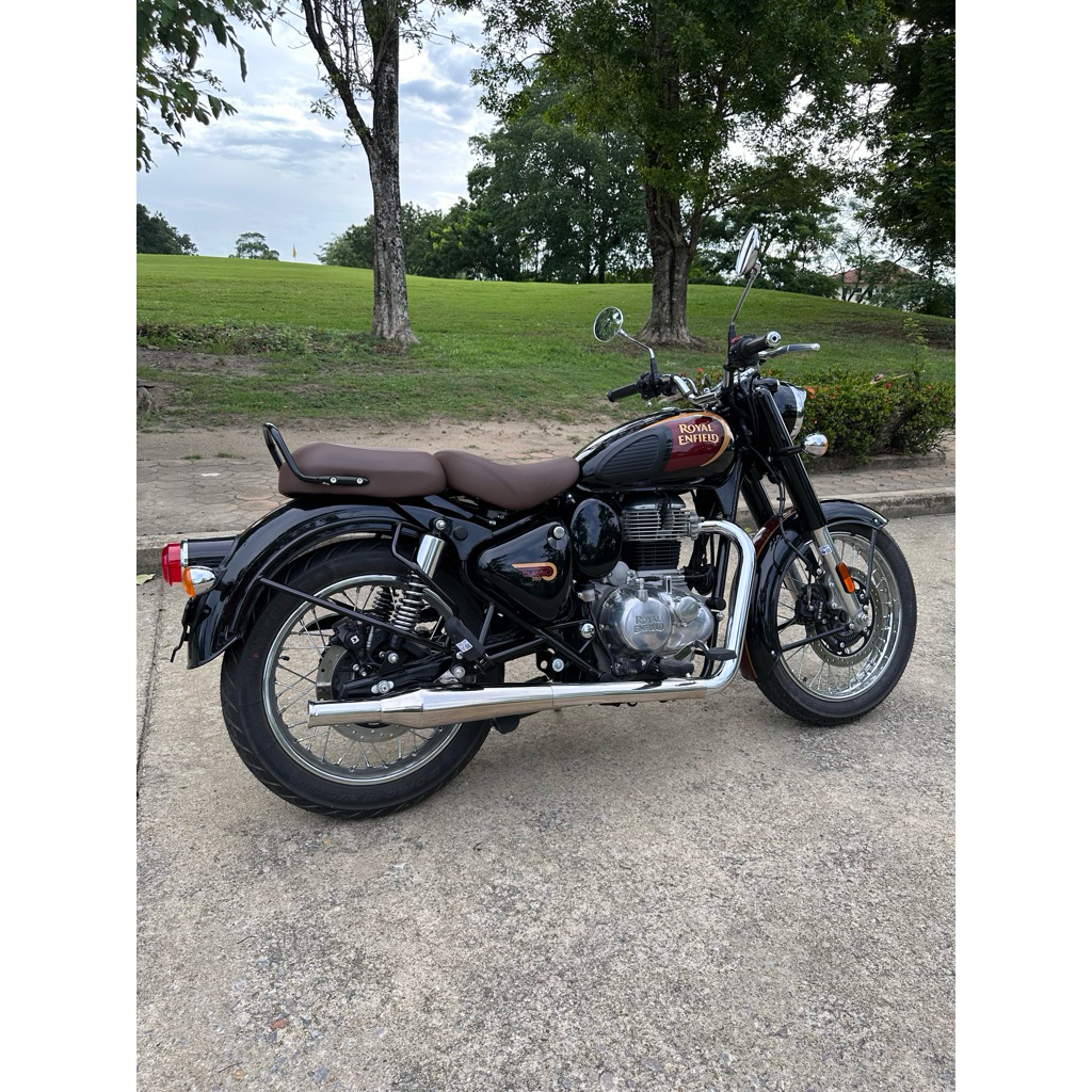 ท่อไอเสียทรงแจกัน สำหรับ Royal Enfield RE350 | Bullet 350 | Classic 350 | Meteor 350 | Hunter 350