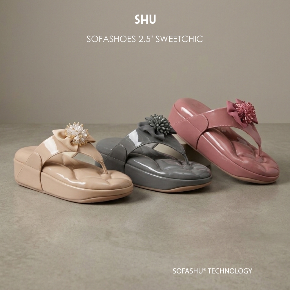 [ราคาพิเศษ เฉพาะ 9.9] SHU SOFASHOES 2.5" SWEETCHIC EVERGREEN
