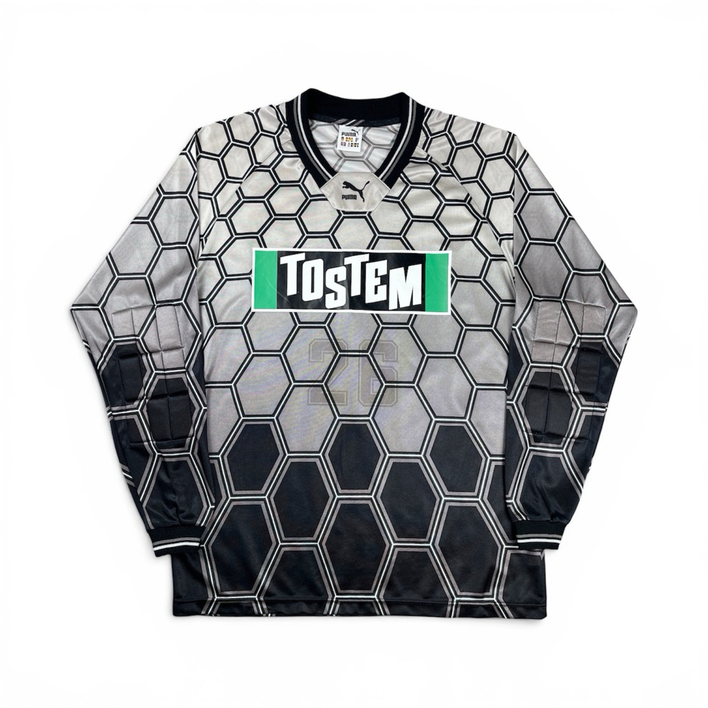 พร้อมส่ง⚽️เสื้อบอลผู้รักษาประตู Vintage Puma Goalkeeper Jersey TOSTEM แขนยาว งานญี่ปุ่นแท้