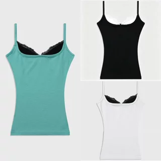 (พร้อมส่ง)สายเดี่ยวโชว์ชั้นในปลอม