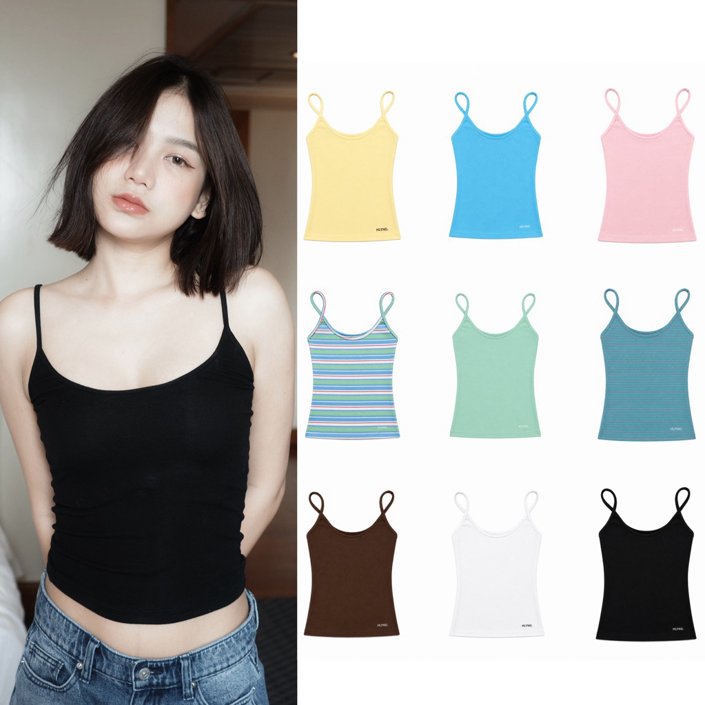 base tank top เสื้อสายเดี่ยวทรงเบสิค
