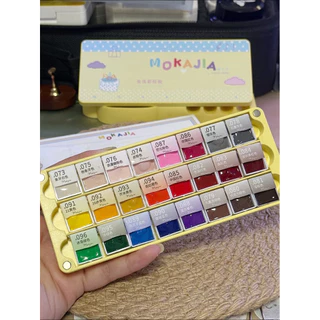 MAGICCOLRNAIL ( MOKAJIA )สีเพ้นท์เล็บเจล 72 สี ใช้เพ้นท์ ใช้ทา ขัดผง ปั้มลาย เนื้อสีแน่นเพ้นท์ลื่นลากเส้นง่ายสีสวยละมุน