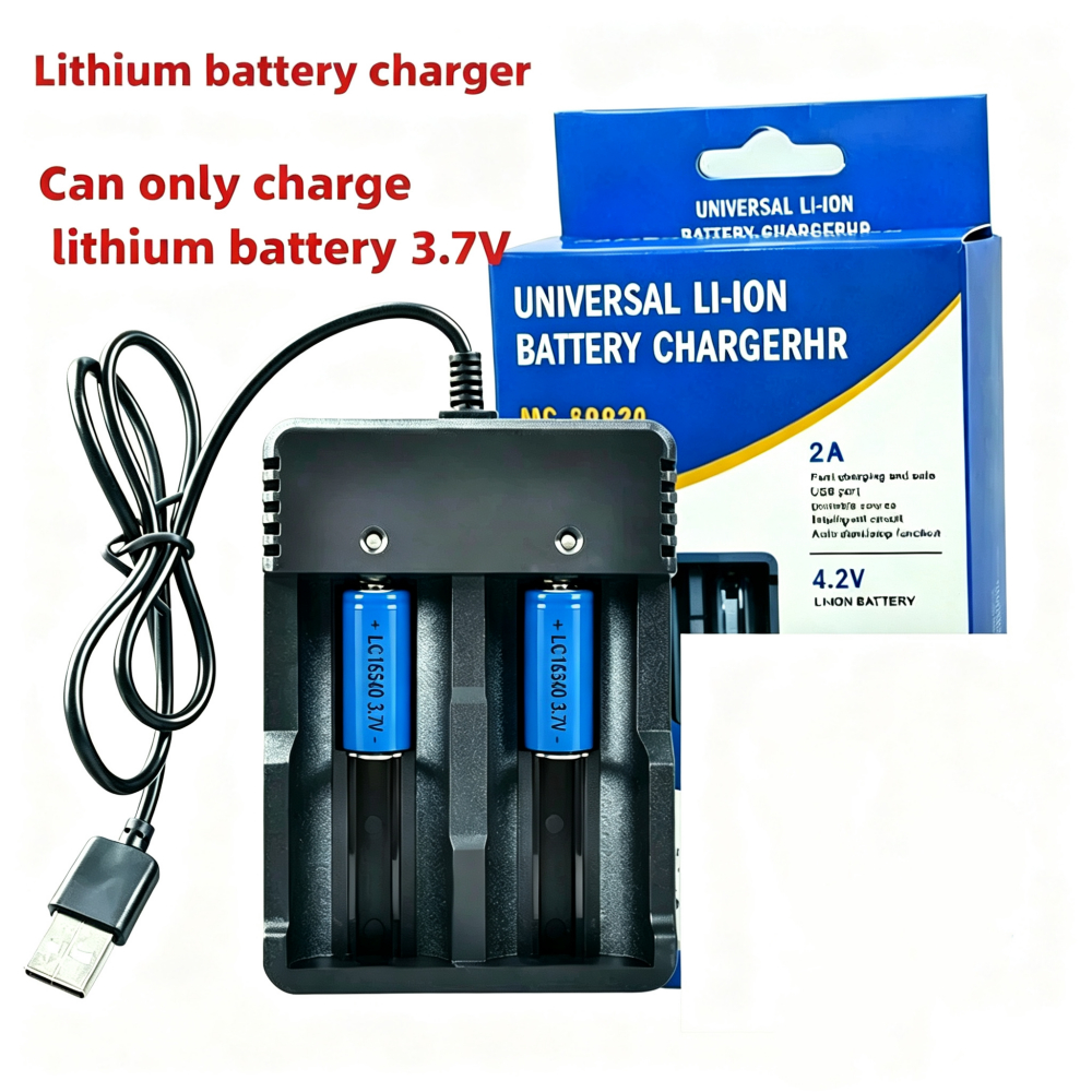 ถ่านชาร์จ Lithium เบอร์16340 / CR123A / LC16340、LR123A 3.7V 2500mAh1-5ก้อน charger Rechargeable Batt