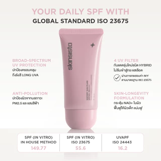 [เซตคู่] Skinsista ครีมกันแดด ชาร์จผิว บูสต์ NAD+ กันแดดเนื้อน้ำ 30ml. + เรตินอล ที่ไม่แพ้ 45ml