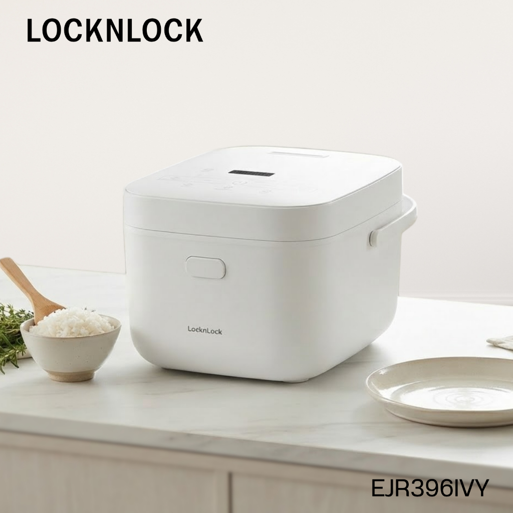 LOCKNLOCK หม้อหุงข้าวอัจฉริยะ Smart Rice Cooker ความจุ 3 L. - รุ่น EJR396IVY