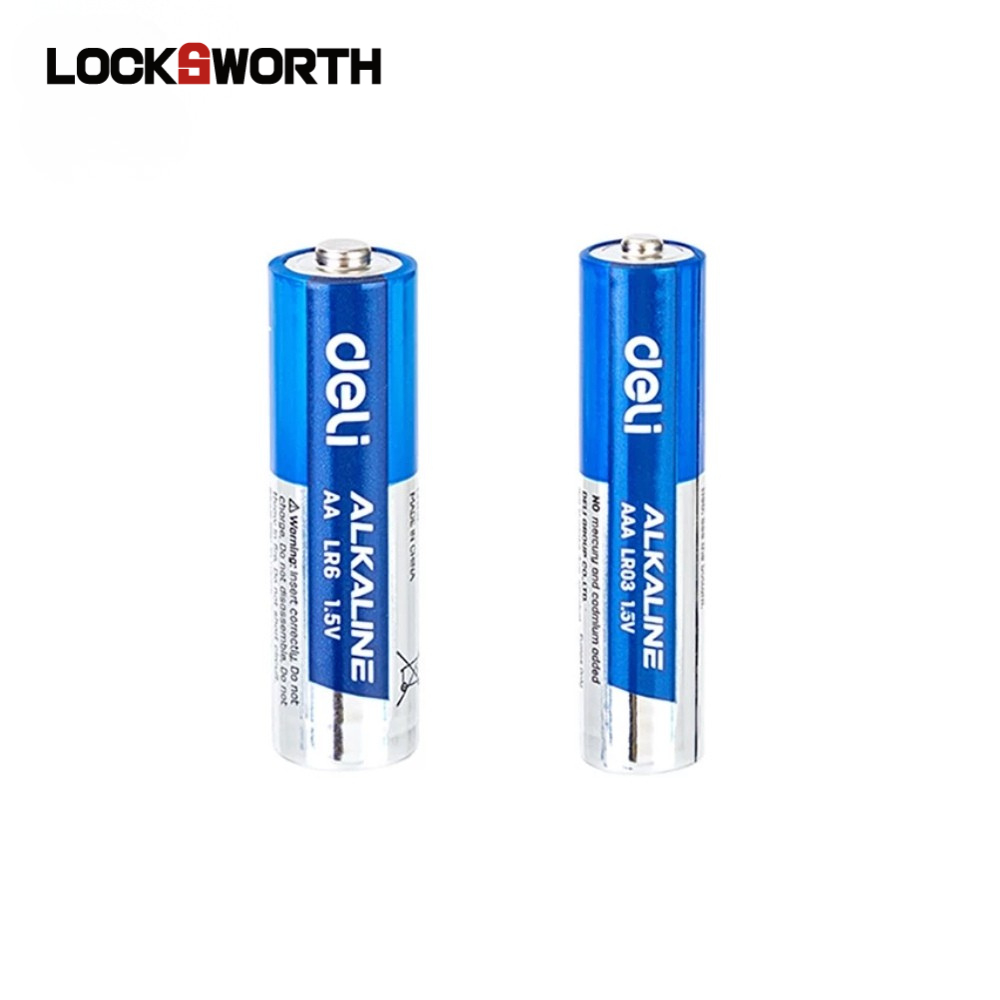Deli ถ่านอัลคาไลน์ ถ่านขนาดความจุสูง AA LR6 / AAA LR03 ถ่าน 1.5V ใหม่ ของแท้ ถ่านไฟฉายอัลคาไลน์ Alka