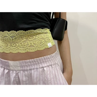 แถม headband ทุกออเดอร์ 15 สี fav.common Lace band | ลูกไม้คาดอก คาดเอว ราคาถูกที่สุด