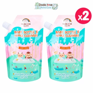 ส่งด่วน Dodolove Home Careน้ำยาล้างขวดนมเด็ก แบบถุงเติม 500ML แพ็ก 2 / แพ็ก 5 ขจัดคราบนม ล้างขวดนม จุกนม ไร้สารตกค้าง