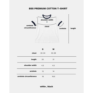 BSS Premium cotton T shirt basicselected เสื้อยืดเนื้อผ้าค้อตตอนพรีเมี่ยม