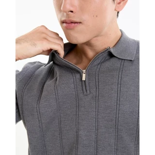 REEVE HARLOW ZIP POLO เสื้อโปโลถัก ผ้า Knit