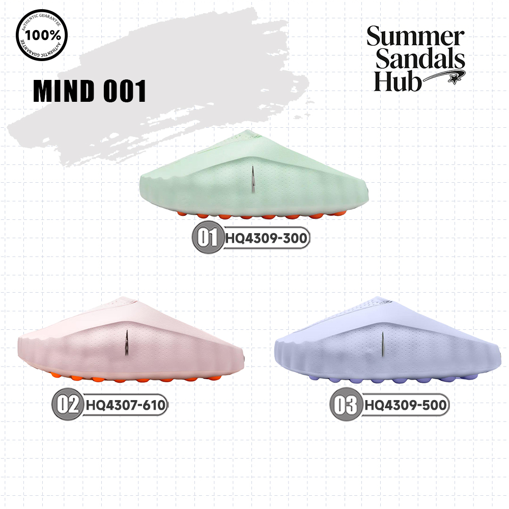 100% Authentic Mind 001 รองเท้าแตะ