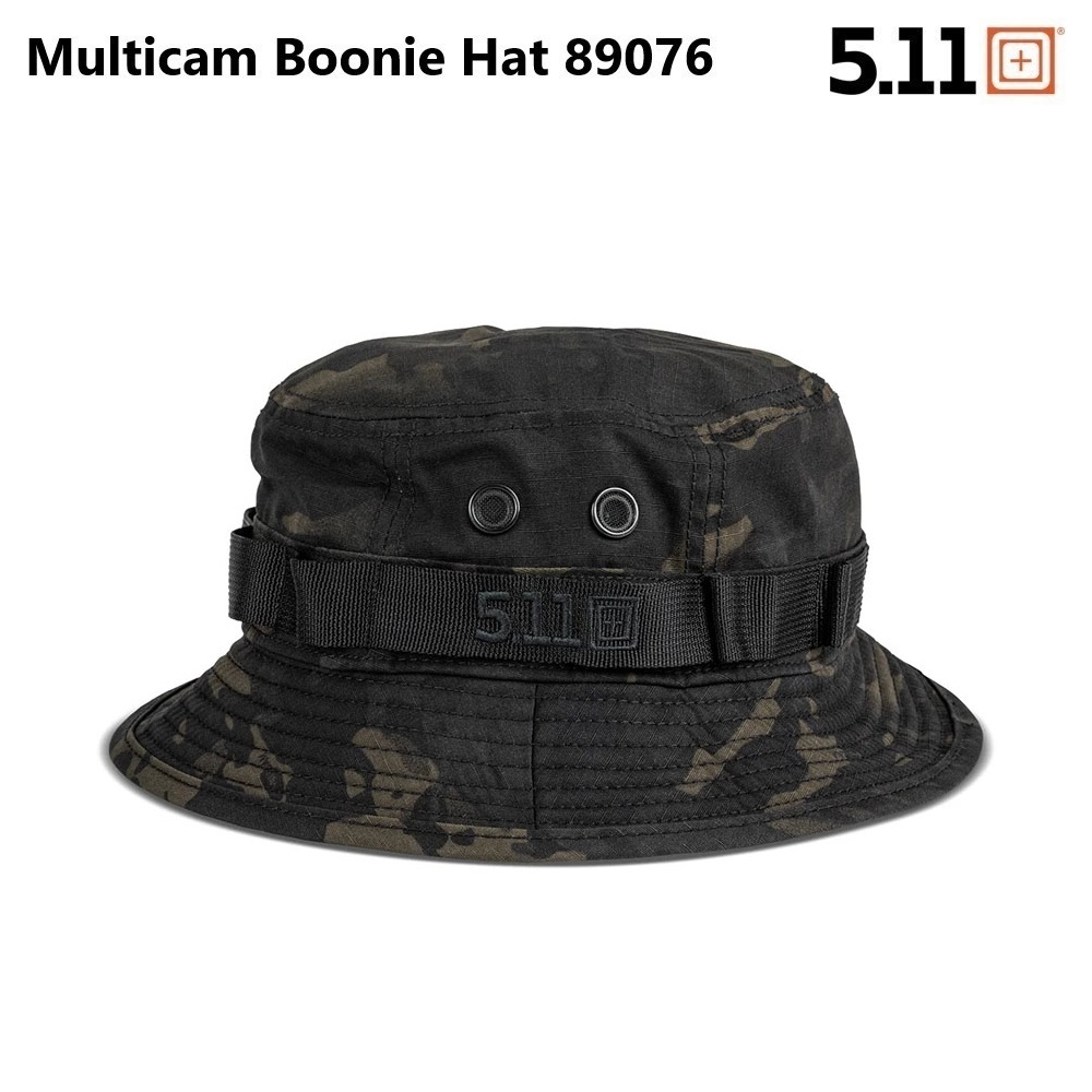 5.11 Tactical Multcแam Boonie Hat #89076ABR หมวกปีกเดินป่า ผ้าริปสต็อปเคลือบเทฟลอนพร้อมสายรัดคางกันหลุด