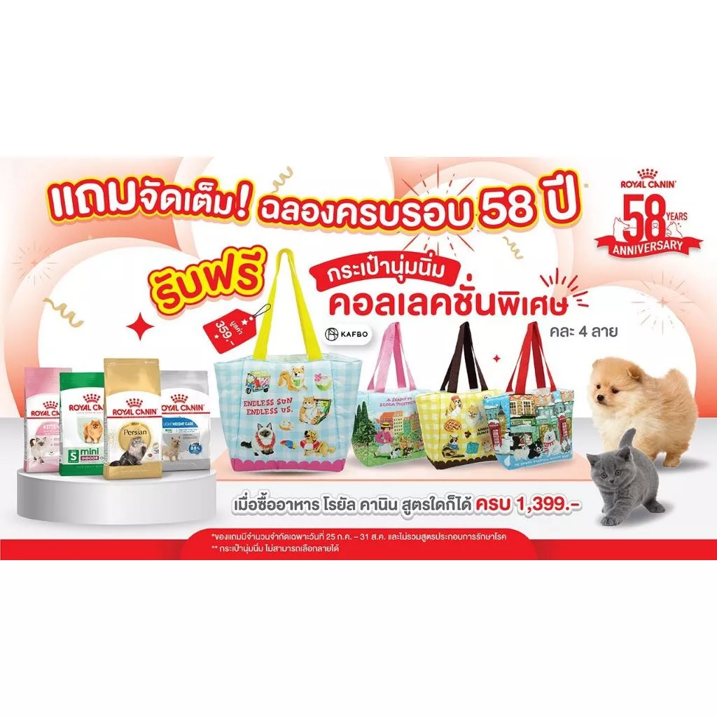 [สำหรับแถมเท่านั้น] กระเป๋านุ่มนิ่ม คอลเลคชั่นพิเศษ จาก Royal Canin