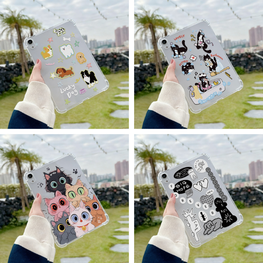 เคส iPad ใส กันกระแทก｜For iPad Mini 1-6, iPad Air 3/4/5, iPad Pro 11"/12.9", iPad 9.7"/10.2" ทุกรุ่น｜ป้องกันรอยขีดข่วน