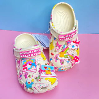 รองเท้า crocs เด็ก_รองเท้าหัวโตเด็กผู้หญิงน้ำหนักเบาสวมใส่ง่าย