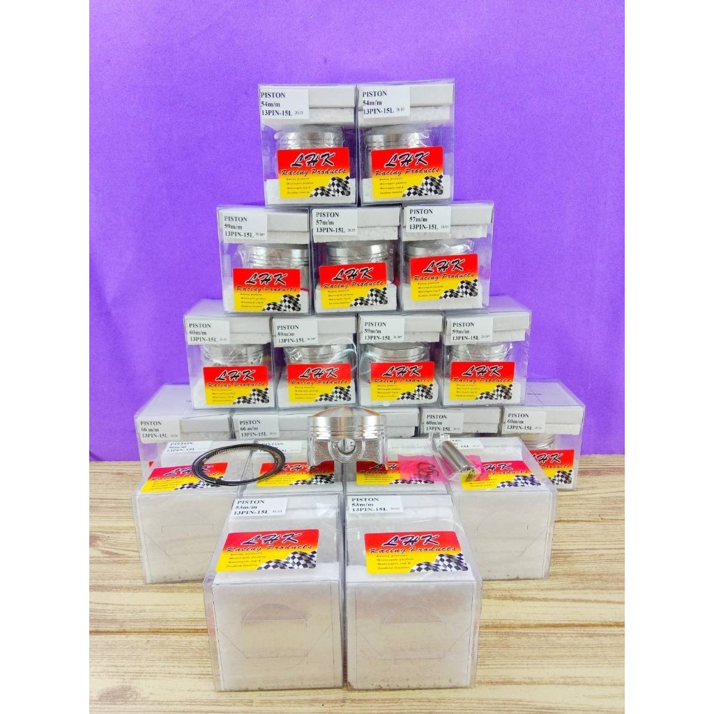 ชุดลูกสูบ LHK ขนาด 58 มิล ถึง 81 มิลสลัก 15 มีครบทุกไซส์ มีของพร้อมส่ง (LHK แท้ )