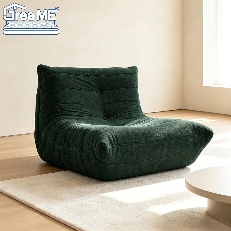 DreaME ฟองน้ำเต็ม เดี่ยว โซฟาเล็ก 88x60x78ซม นุ่มสบาย โซฟา มินิมอล บรรจุภัณฑ์สูญญากาศ เหมาะสำหรับห้องนั่งเล่น/ห้องนอน