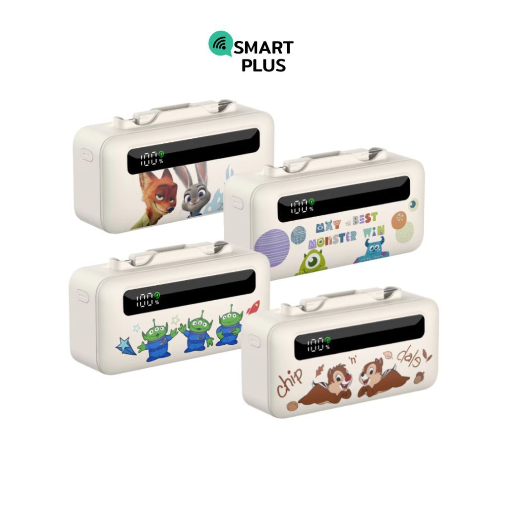 Disney Powerbank VEGER พาวเวอร์แบงค์ 5000 mAh SUB-C + Lightning ลิขสิทธิ์แท้Disney [รับประกัน 1ปี] (