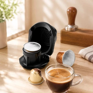 MTB อะแดปเตอร์แคปซูลกาแฟแบบใช้ซ้ำได้สำหรับเครื่องบด Dolce Gusto Genio S Crema POD