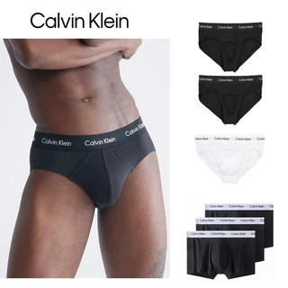 กางเกงในผู้ชายแพ็คCK 3 ชิ้น Icon Cotton Stretch ทรง Hip Briefสวมใส่สบาย ระบายอากาศได้ดี