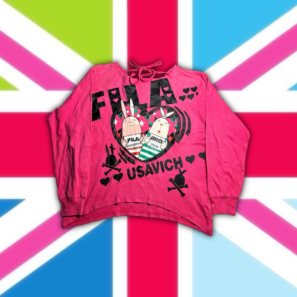 เสื้อ Usavich มือสอง สีชมพู