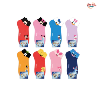 Chacha socks - ใหม่ ถุงเท้า Disney bubble gum ankle socks ถุงเท้าข้อสั้น ถุงเท้าเกาหลี แบรนด์ kikiya