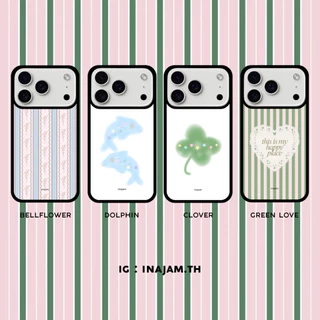 เคสไอโฟนแบรนด์ Inajam Polla Dot Cheer | Angel Halo | Bellflower | Green Love