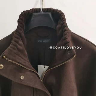 ZARA FAUX​ SUEDE​​ JACKET​
