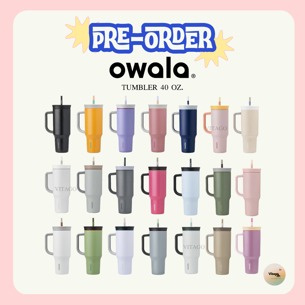 Pre-Order Owala Tumbler 40Oz