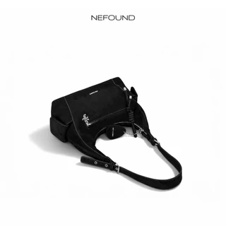 NF26052 NEFOUND กระเป๋าคาร์โก้รุ่น KELA หนังกลับ Premium พร้อมพวงกุญแจ