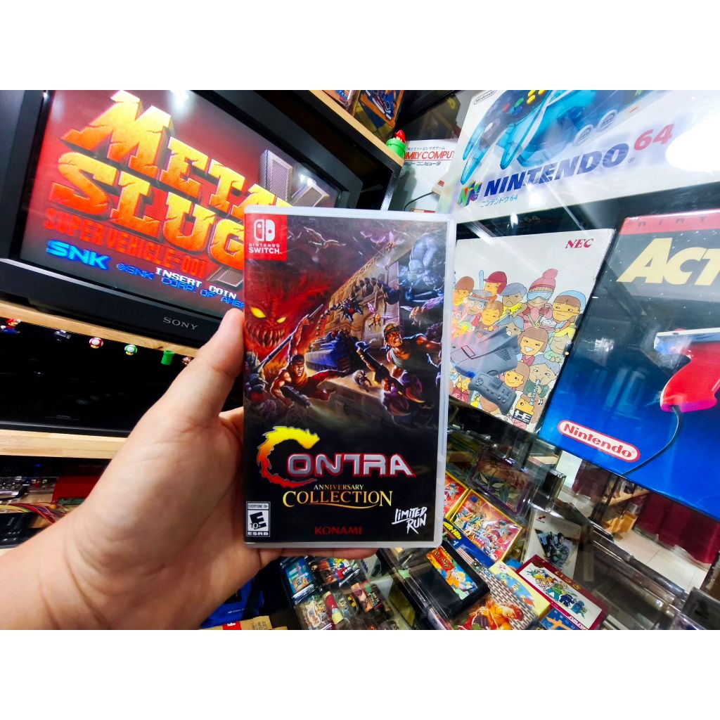 [แผ่นแท้ Nintendo Switch] Contra Anniversary Collection Limited Run Games โซน USA พร้อมกล่องแท้ เกมส