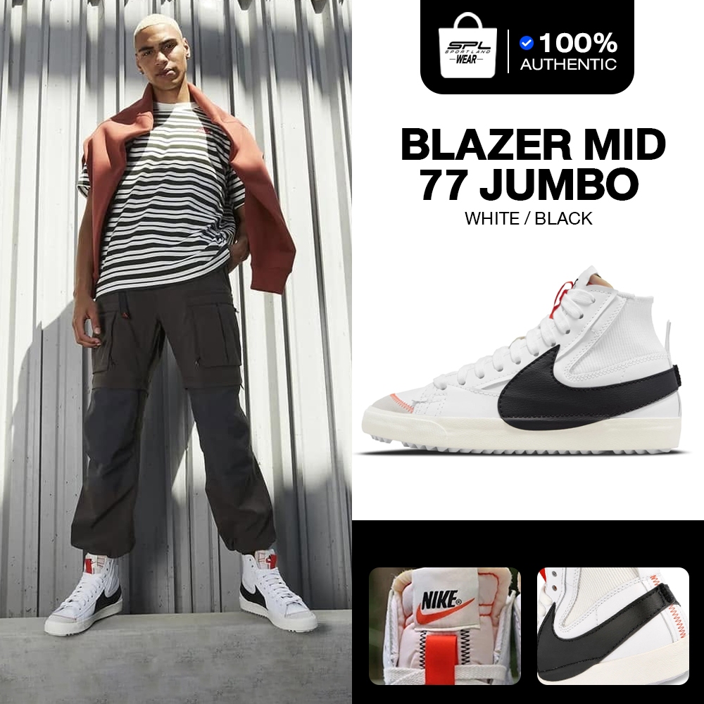 Nike Collection ไนกี้ รองเท้าผ้าใบ รองเท้าลำลอง M Blazer MID 77 Jumbo DD3111-100 / Blazer MID 77 Vin
