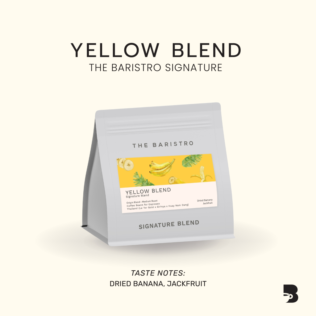เมล็ดกาแฟ คั่วกลาง - Yellow Blend The Baristro Signature