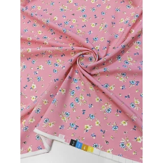 ผ้าไหมอิตาลี เนื้อนิ่มมาก ลายพลอยไพลิน หน้ากว้าง 152 cm #ผ้าเมตร #ผ้าหลา #ผ้าลายดอก